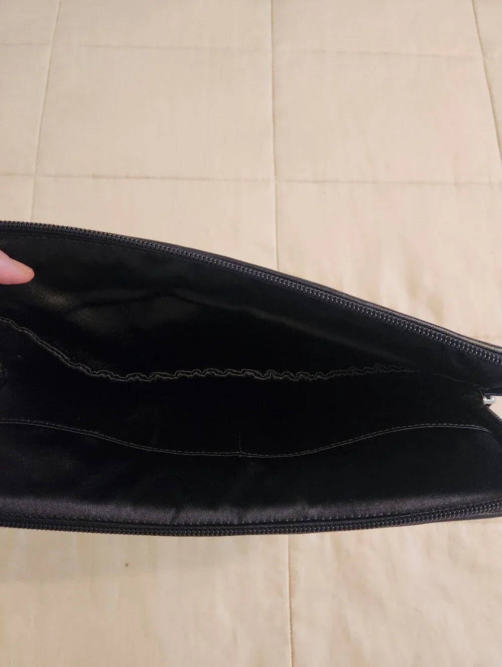 Coach iPad Tablet Case Padded, Black Fabric, Signature Print w/ Hangtag EUC